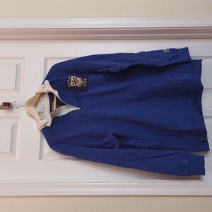 Men's blue Rugby Long sleeve Ralph Lauren size XXL.